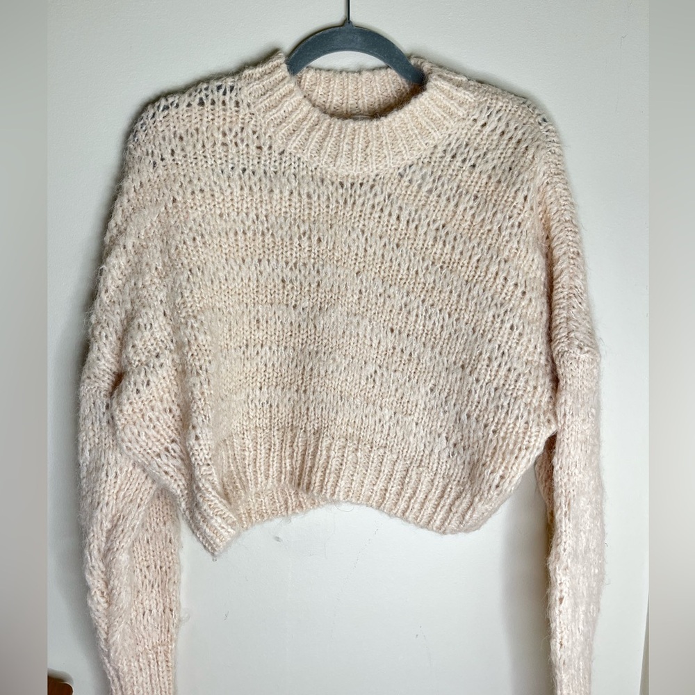 Wilfred cream knit sweater